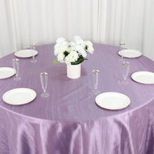 132 Inch Round Tablecloth In Violet Amethyst