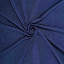 Navy Blue Spandex Cocktail Table Cover#whtbkgd