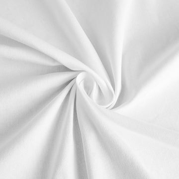Create a Stunning White Table Decor with Our Seamless Tablecloth