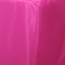 Polyester 6 Feet Rectangular Fitted Table Cover In Fuchsia#whtbkgd