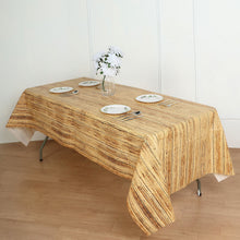 52 Feet x 108 Feet Brown Colored Rustic Wooden Print PVC Vinyl Tablecloth, Waterproof and Disposable
