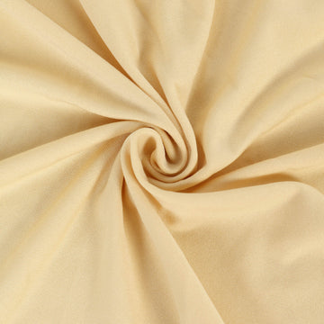Unleash Your Creativity with the Champagne Rectangular Stretch Spandex Tablecloth