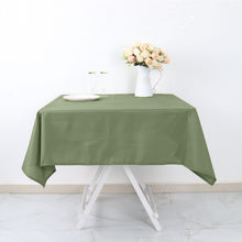 Square Tablecloth Polyester Eucalyptus Sage Green 54 Inches