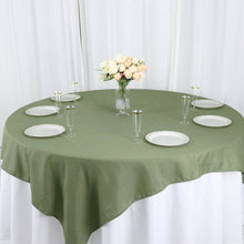 Square Table Overlay Polyester 70 Inch Eucalyptus Sage Green