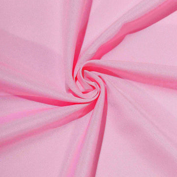 Enhance Your Event Decor with the Pink Square Seamless Polyester Table Overlay 70"x70"