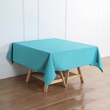 Turquoise 70 Inch Square Polyester Tablecloth