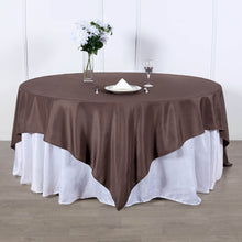 Polyester Charcoal Gray Square Table Cover 90 Inch