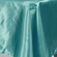 60 Inch x 126 Inch Satin Turquoise Rectangular Tablecloth