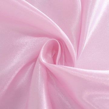 Transform Your Table Decor with Pink Satin