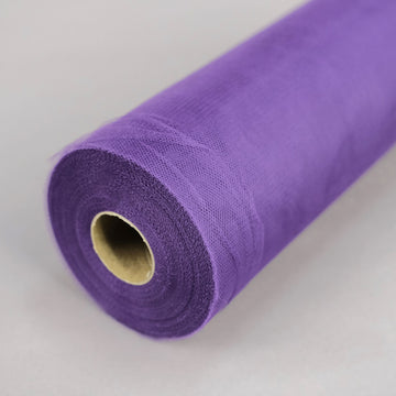 Unleash Your Creativity with Purple Tulle Fabric Bolt