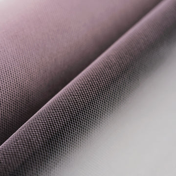 Elegant Violet Amethyst Tulle Fabric Bolt for Stunning Event Decor