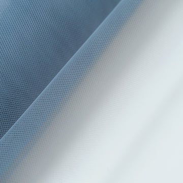 Add a Touch of Elegance with Dusty Blue Tulle Fabric Bolt