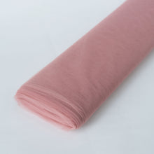 Tulle Sheer Fabric Spool Roll in Dusty Rose Color 54 Inch x 40 Yards          
