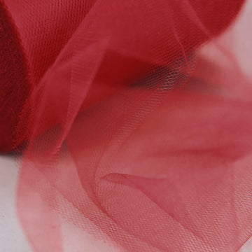 Add a Pop of Color with Red Tulle Fabric Bolt