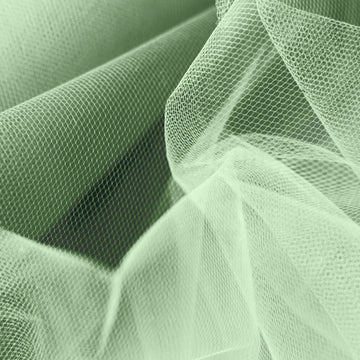 Enhance Your Party Decor with Sage Green Tulle Fabric