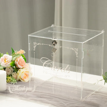 The Perfect Party Gift Card Box in Clear Acrylic