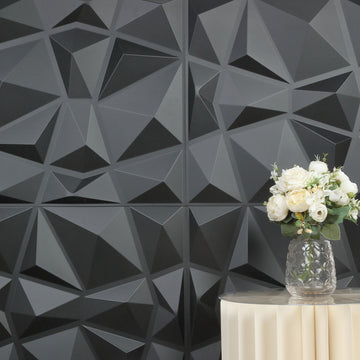 Upgrade Your Space with Matte Black 3D Wall Panels