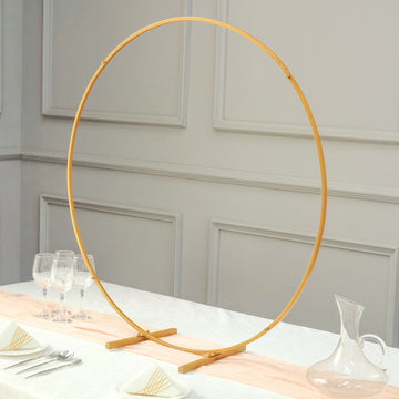 Unleash Your Creativity with our Metal Hoop Centerpiece