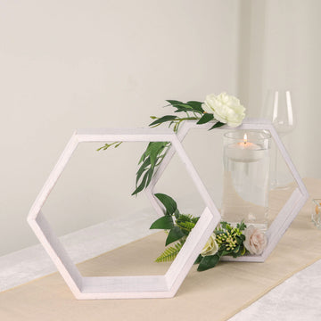 Whitewashed Wood Centerpiece: Add Elegance and Charm to Your Event Decor