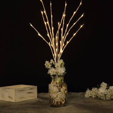 Create a Whimsical Magical Empire with Warm White LED Artificial Tree Twig Lights