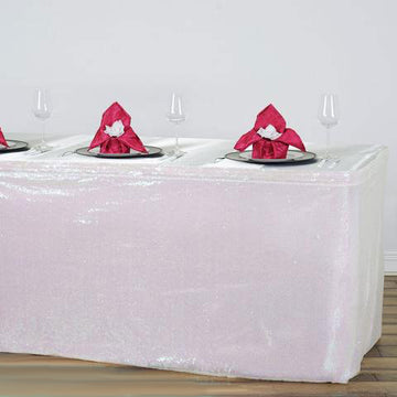 Create a Stunning Ambiance with Glitzy Sequin Table Skirts