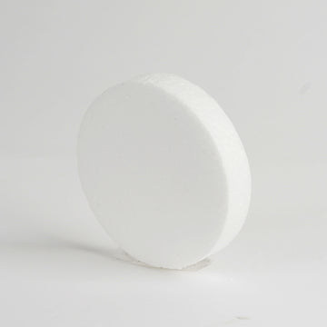 36 Pack White StyroFoam Disc, DIY Polystyrene Foam Craft Supplies 4"
