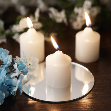 Elegant White Votive Candles for Stunning Event Decor