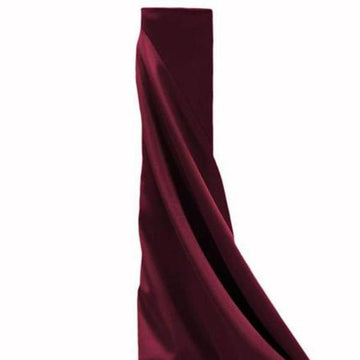 Burgundy Polyester Fabric Bolt: Fuel Your Creativity with Elegance