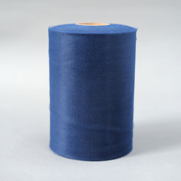 Royal Blue Tulle Fabric Bolt, Sheer Fabric Spool Roll For Crafts 6"x100 Yards