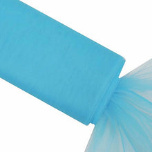 54 Inch x 40 Yards Tulle Sheer Turquoise Fabric Bolt#whtbkgd