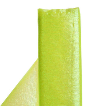 Yellow Glossy Polyester Fabric Roll, DIY Craft Fabric 54"x10 Yards
