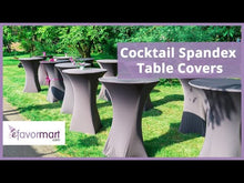 Silver Cocktail Spandex Table Cover