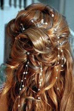 Wedding Hairstyles: Pearls, Curls & More