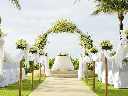 How Many Flowers Do You Need For A Wedding Arch?