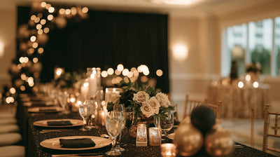 What Color Is a 50th Birthday? Black and Gold Party Ideas