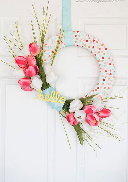 Spring Wreaths: Easy, Lovely & Inexpensive