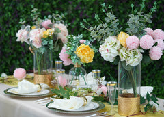 A Refreshing Tablescape for a Cheerful Summer Garden Party