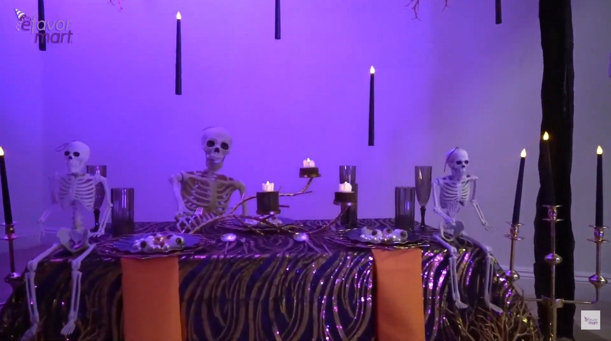 Creepy & Chic Halloween Table Setup