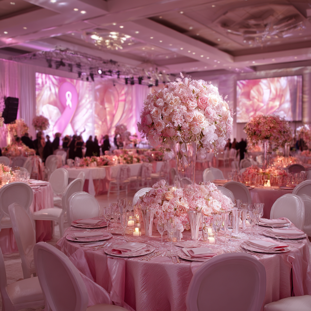 Breast Cancer Awareness Decor: Elegant Ideas for Galas & Fundraisers