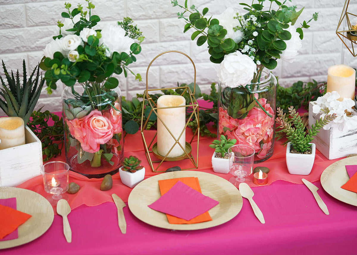 Create a Serene Summer Tablescape with Succulents! | eFavormart