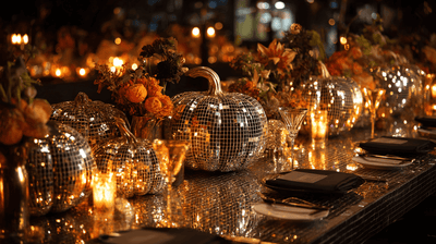 How to Make DIY Disco Ball Pumpkins for Halloween