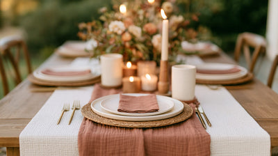 Fall Dinner Party Ideas for a Warm Terracotta & Rust Tablescape