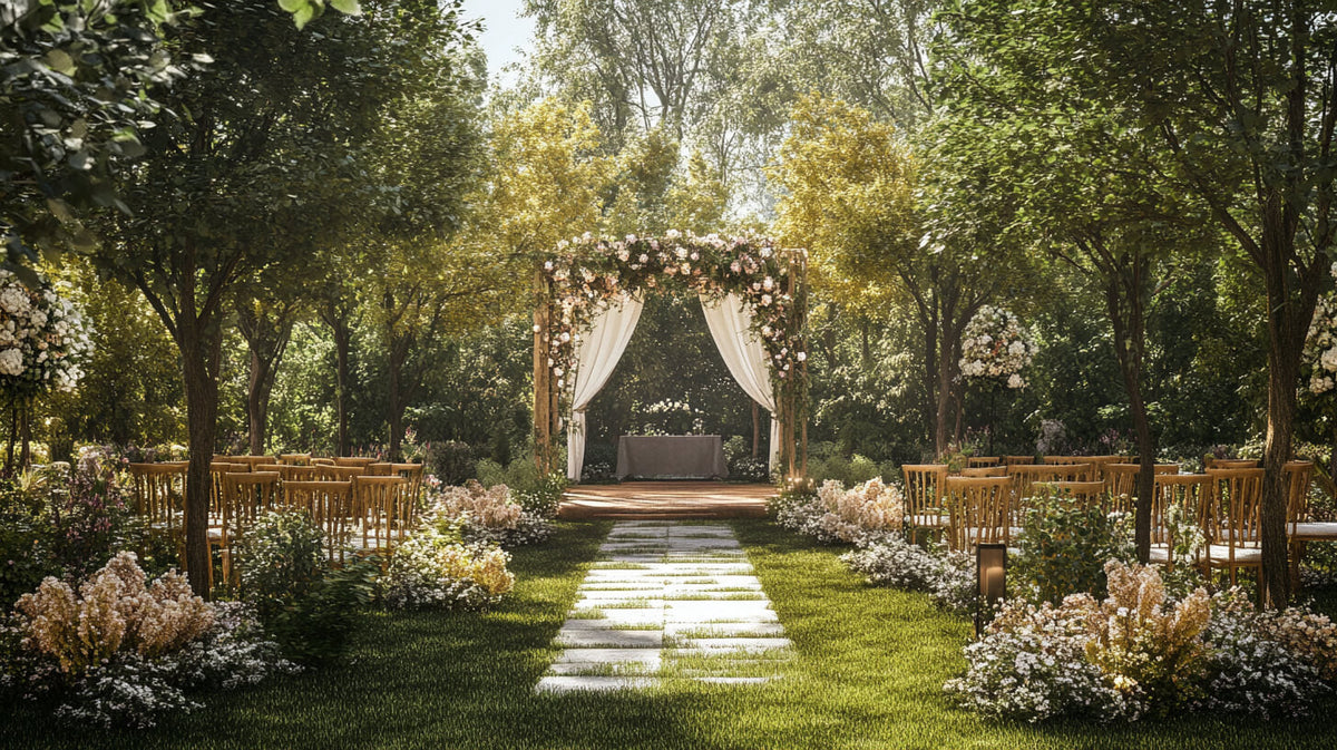 Must-Have Decor for a Garden Party Wedding