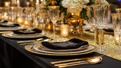 Super Elegant Black and Gold Themed Décor Ideas