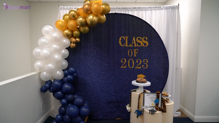 Class of 2023 graduation setup