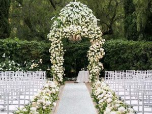 How Do You Secure A Flower To Arch?