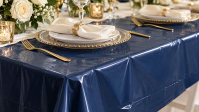 How to Make Plastic Table Covers Look Nice