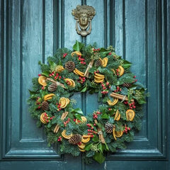 Add a Festive Cheer to your Front Door with a Christmas Wreath