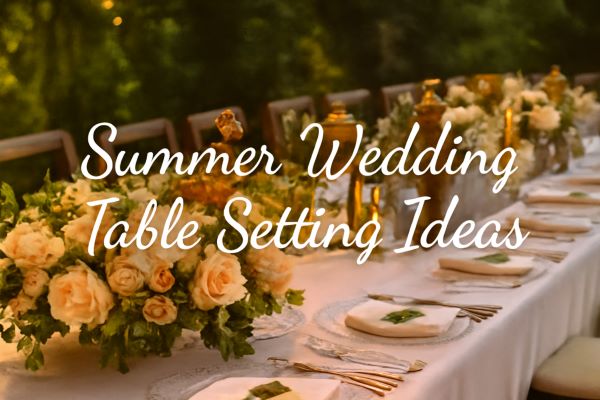 10 Summer Wedding Table Setting Ideas for Your Big Day