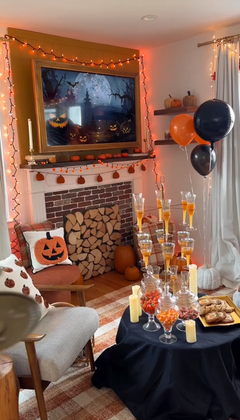 Halloween movie party decor ideas